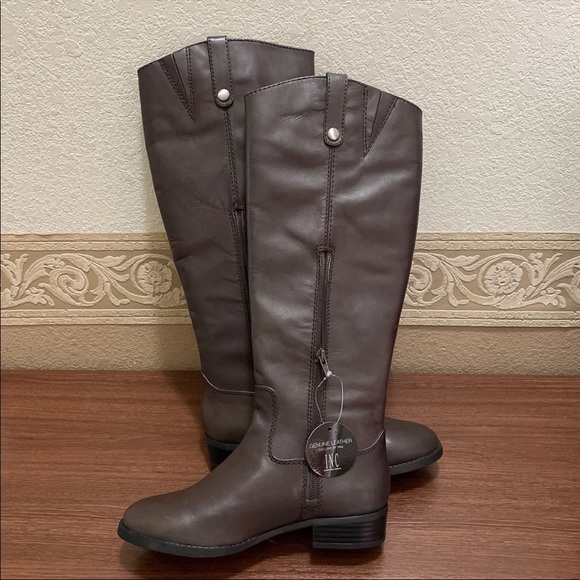 New INC Fawne Riding Leather Boots - Picture 6 of 12